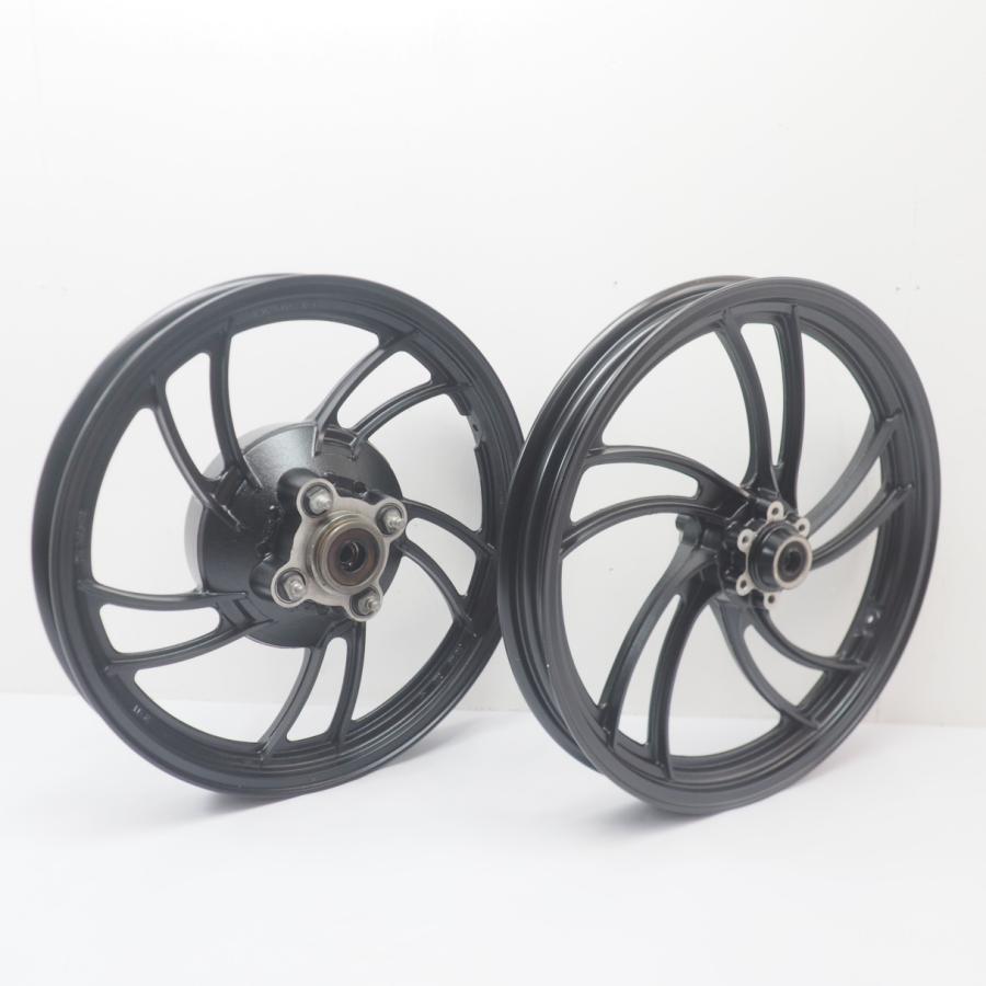 RZ350/250純正オプション　希少 塗装後未装着 RZ250 RZ350 純正 ホイール 前後セット メラミンブラック