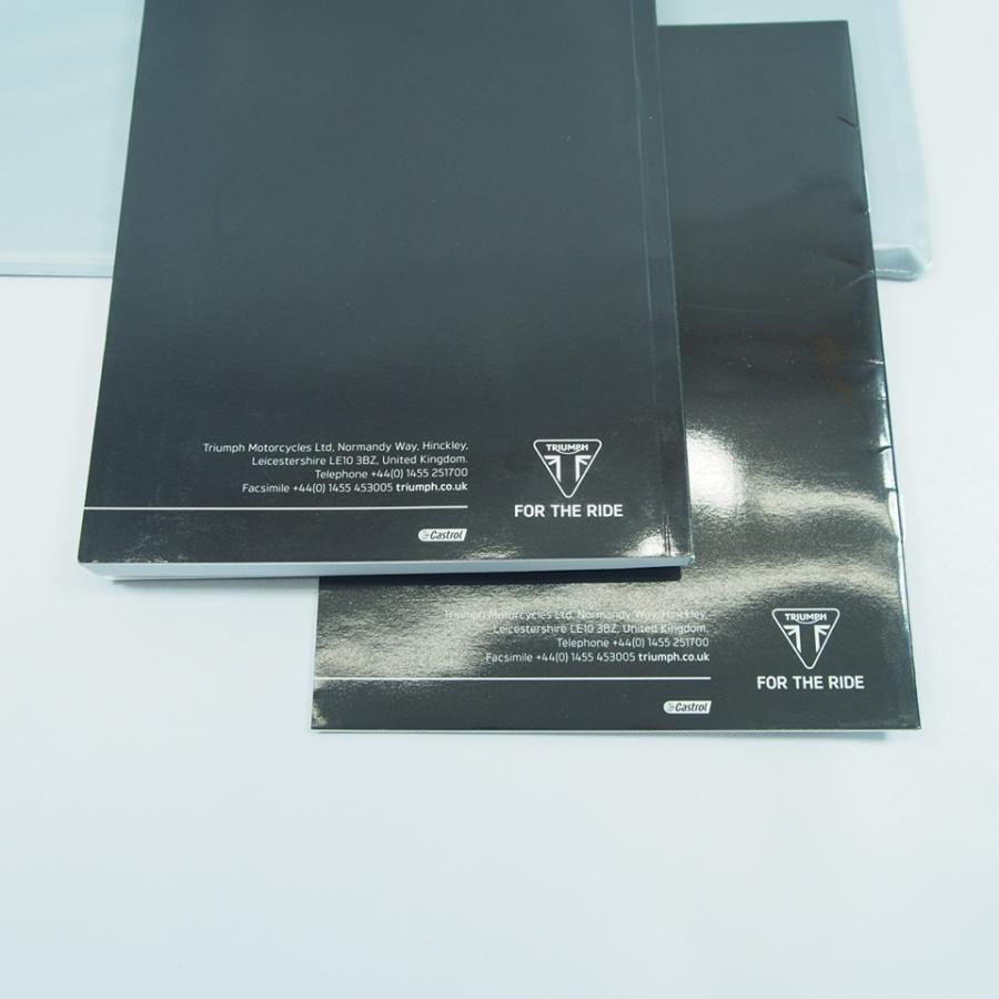 TRIUMPH トライデント 純正品 取扱説明書 Trident サービス