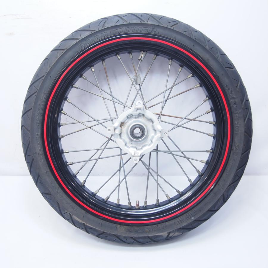 XR250モタード純正フロントホイール3.00×17J振れありMD30/03年〜 : 壱