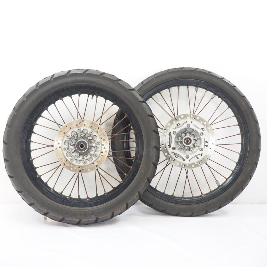 スーパーシェルパ KL250G純正フロントホイール リアホイールset 21x1