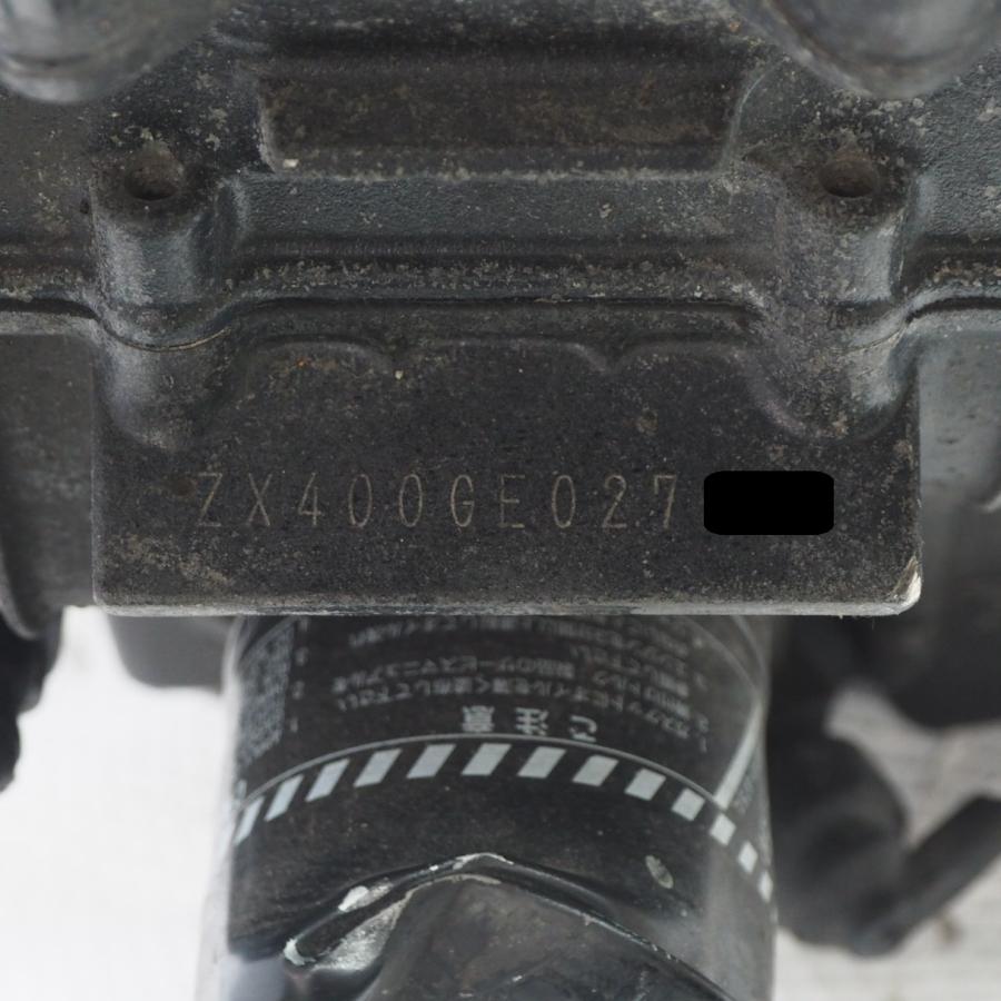 ザンザスxanthus ZR400D-000xxx ZR400-D1 92年式 エンジン ZX400GE027xxx クランキングOK ミッションOKの画像