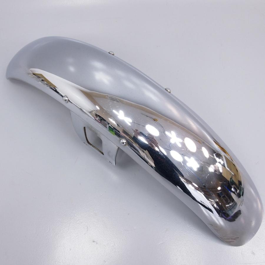 gb250 クラブマン　フロントフェンダー　メッキ GB250クラブマンMC10 5型 純正フロントフェンダー マッドガード メッキ