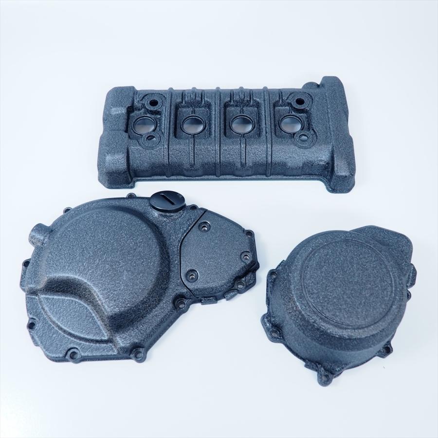 壱濱工房バリオス ZR250A II ZR250B純正エンジンカバー結晶塗装