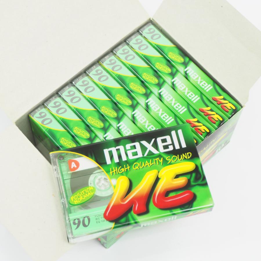 新品 未開封 未使用 maxellマクセル UEカセットテープ 90分 10本
