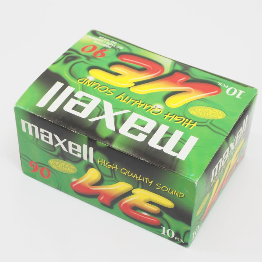 新品 未開封 未使用 maxellマクセル UEカセットテープ 90分 10本