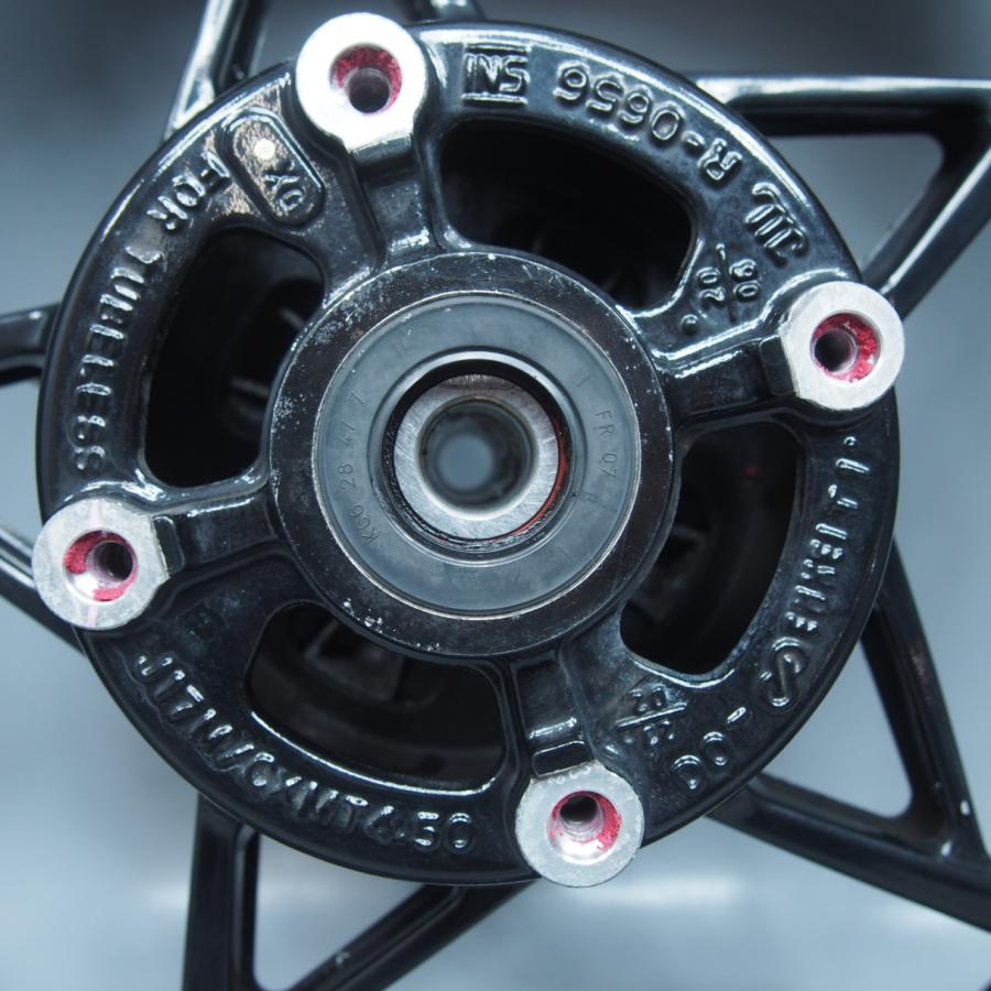ZX-25R/SE純正リアホイール4.50×17J振れなしZX250Eタイヤ溝ありninaj