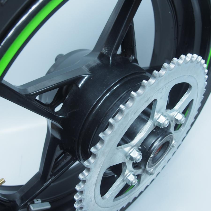 ZX-25R/SE純正リアホイール4.50×17J振れなしZX250Eタイヤ溝ありninaj