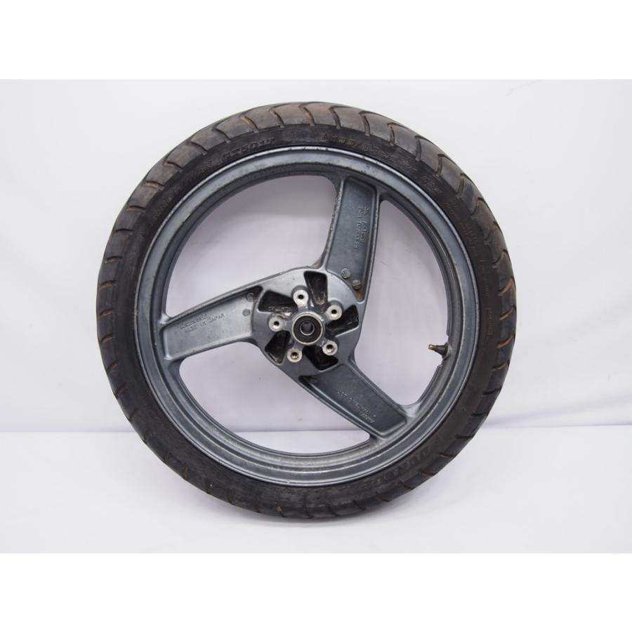 メクレ無し!ZZ-R250 EX250H-002外し純正フロントホイール2.15×J17