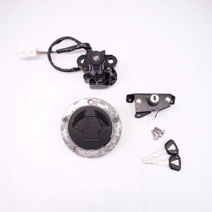 ニンジャ400 EX400E-A09 14年 純正メインキー鍵スペアキー タンク