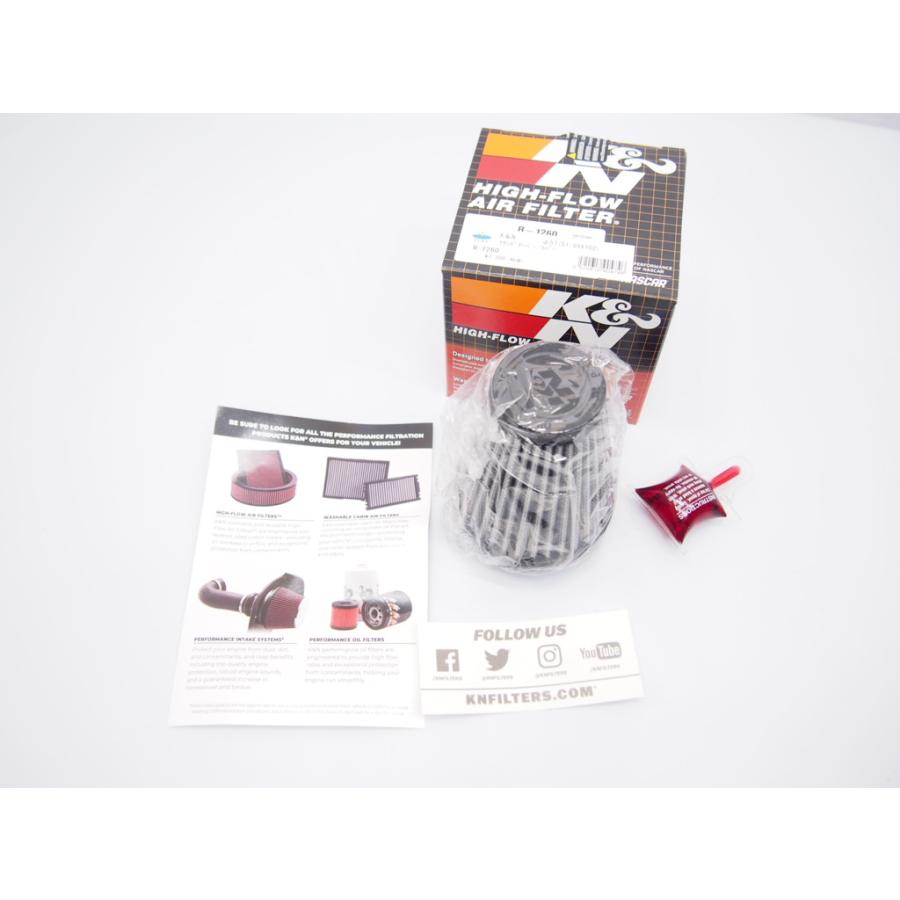 新品未使用！K＆NエアーフィルターR-1260.ハイフローフィルター 