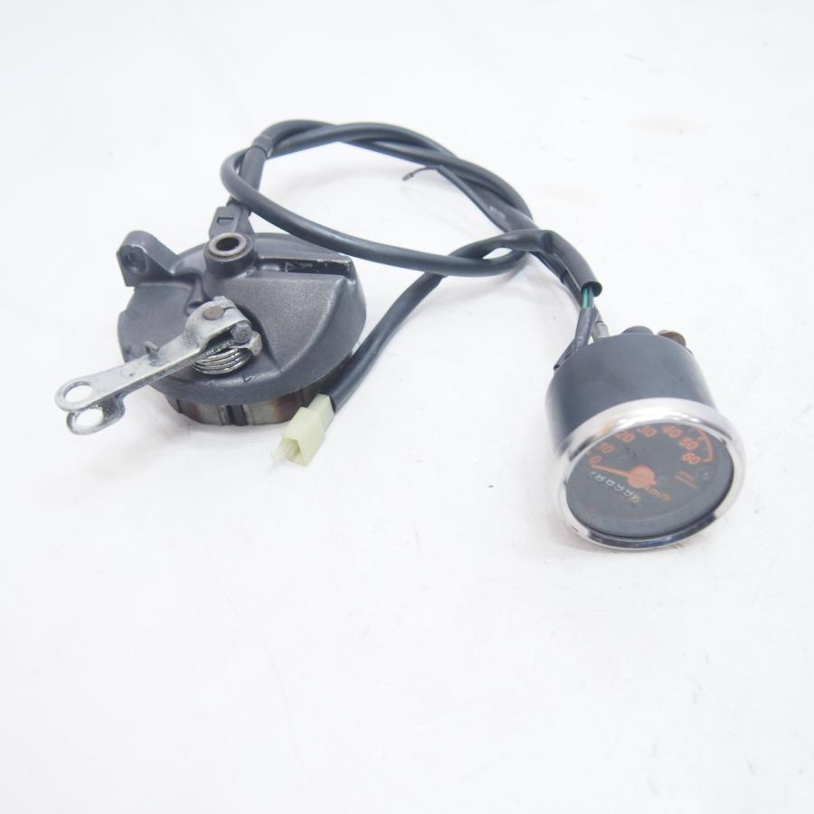 ズーマー純正スピードメーターsetブレーキパネル付きAF58キャブ車01-06