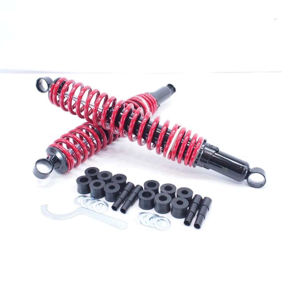 gt380 gs400 MDIサス 黒 リアサス 325mm 新品 細巻き 特注 GSX750 GS400 GT380 旧車