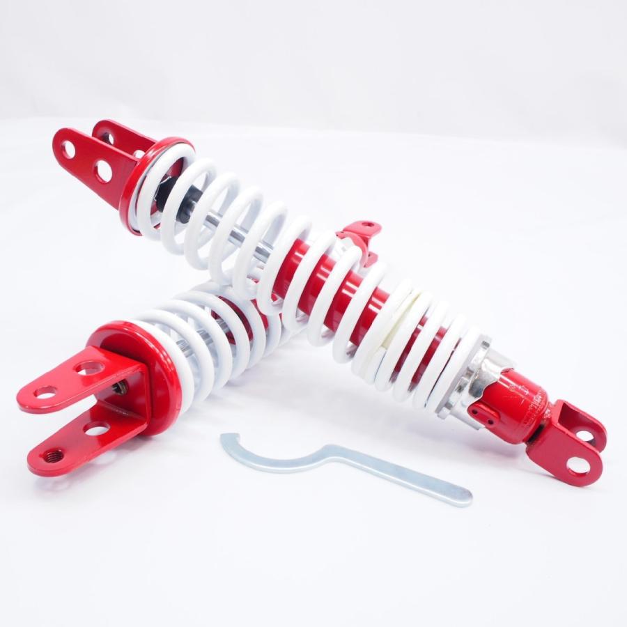 紅白 CB250T ホークCB400Tレッドxホワイト MDIリアサス左右330mmリア