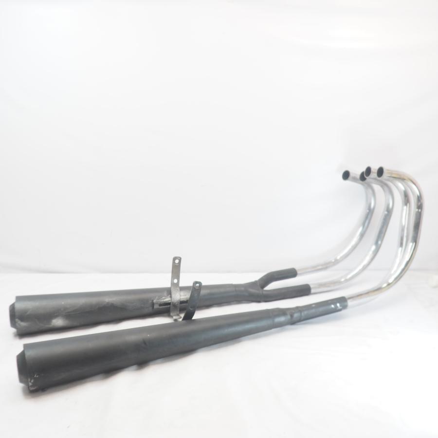 cb350fourマフラーcb400four CB350F CB400F メガホン 2本出し マフラー CB350Four CB400Four 398