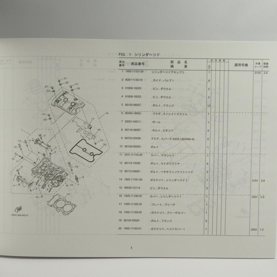 ネコポス送料無料MT07A/1XB4パーツリストRM07Jヤマハ2014-8発行1XB｜ichihamabuhinshop｜03