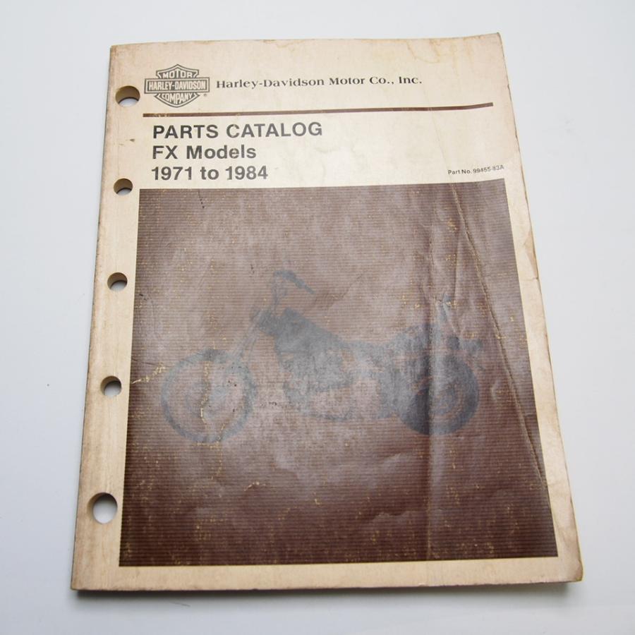 Harley-Davidson FX ⭐︎パーツカタログ ⭐︎1971-1984 ハーレーダビッドソン FXモデル パーツカタログ 1971-1984