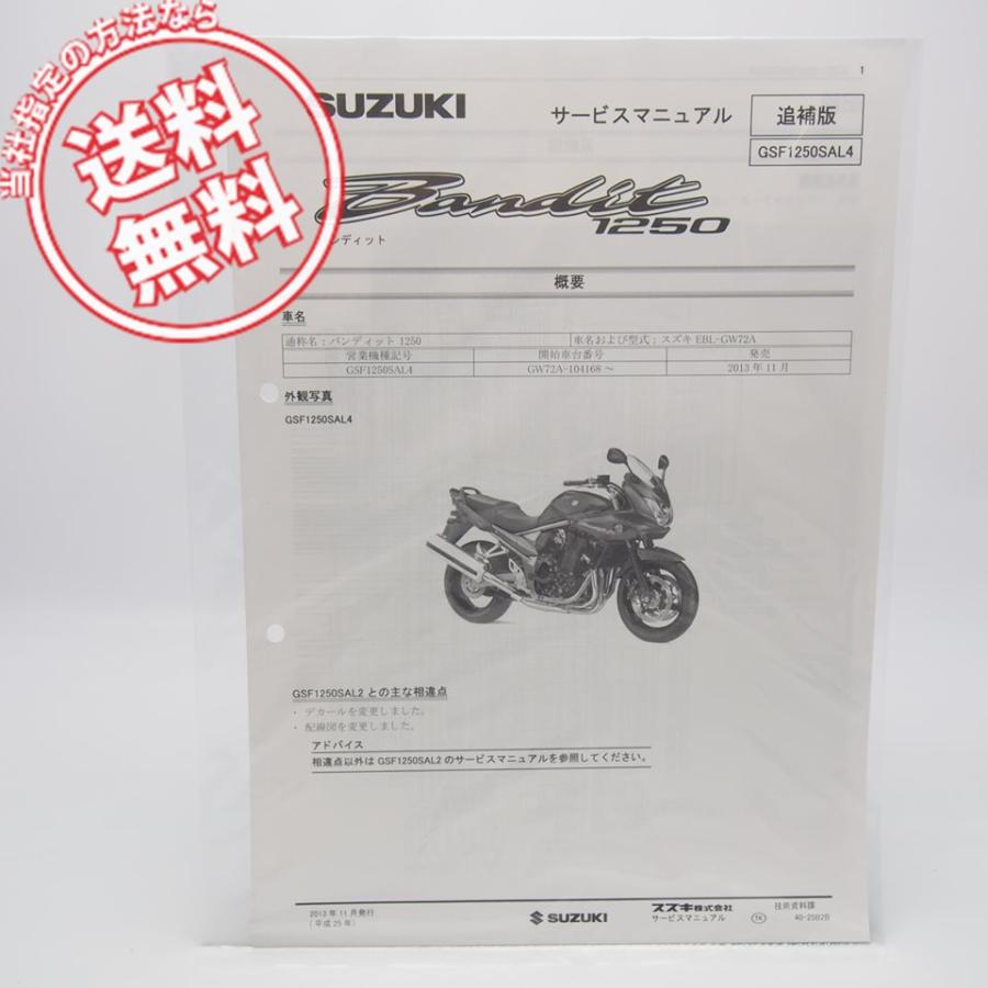 Suzuki Bandit 1250 サービスマニュアル Holeshot Performance Products, Inc.