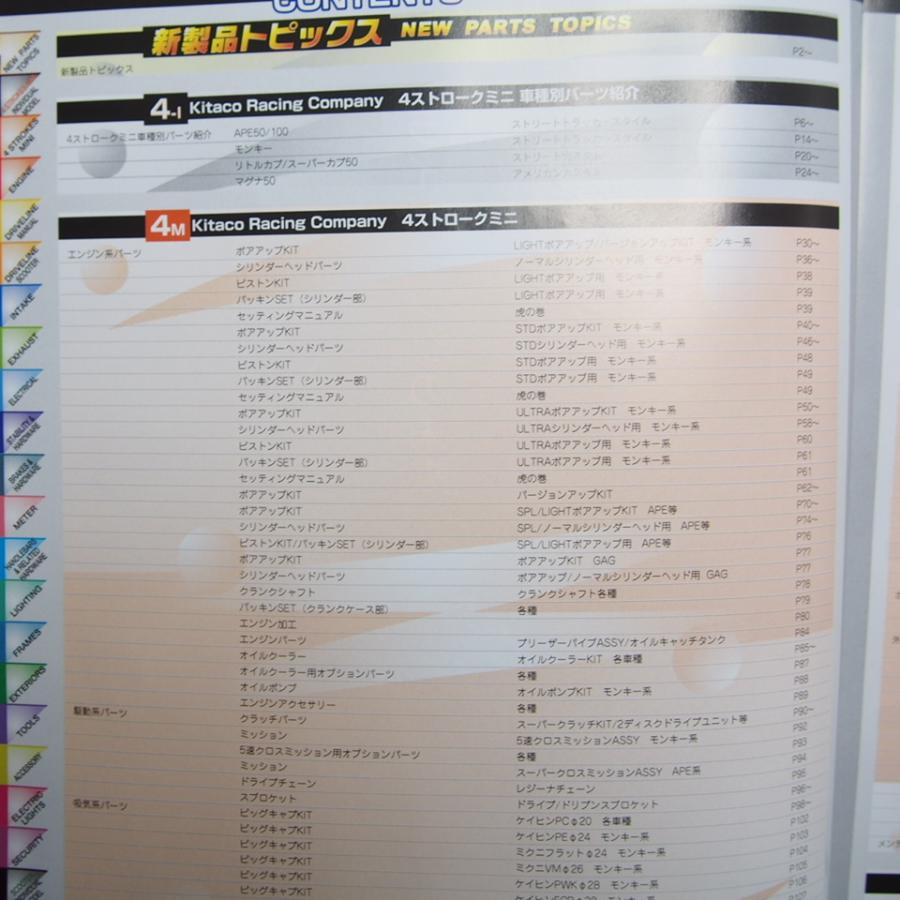 即決/キタコ.KITACO.2003-2004.アクセサリーカタログ.パーツカタログ