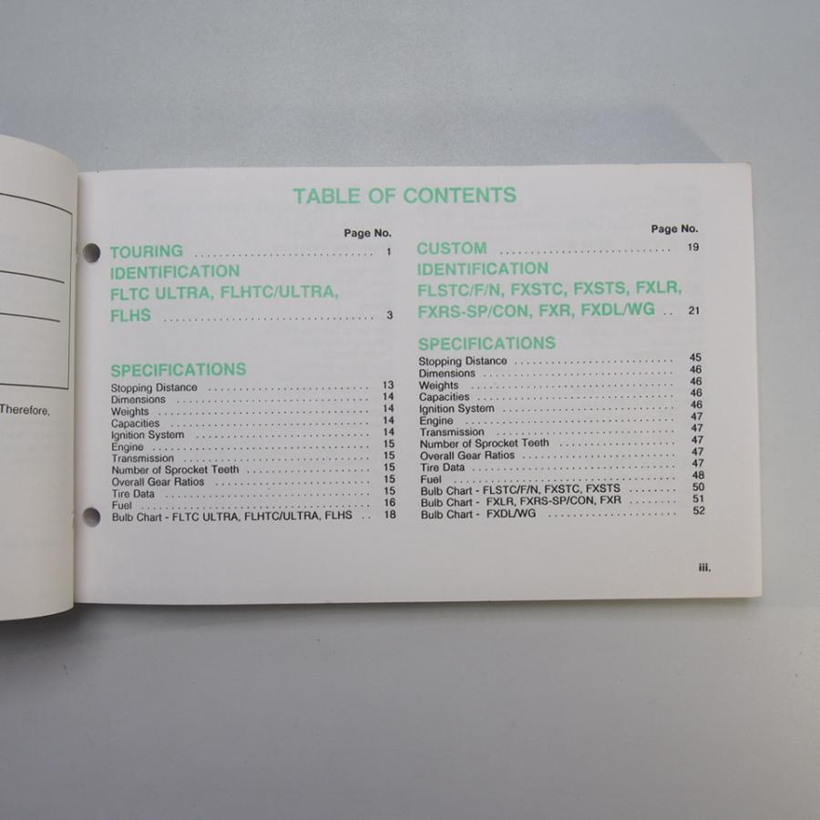 harley davidson motorcycles owner's manual 1993 ハーレー オーナーズマニュアル 即決.送料無料.HARLEY-DAVIDSON.ハーレーダビッドソン.1993オーナーズ