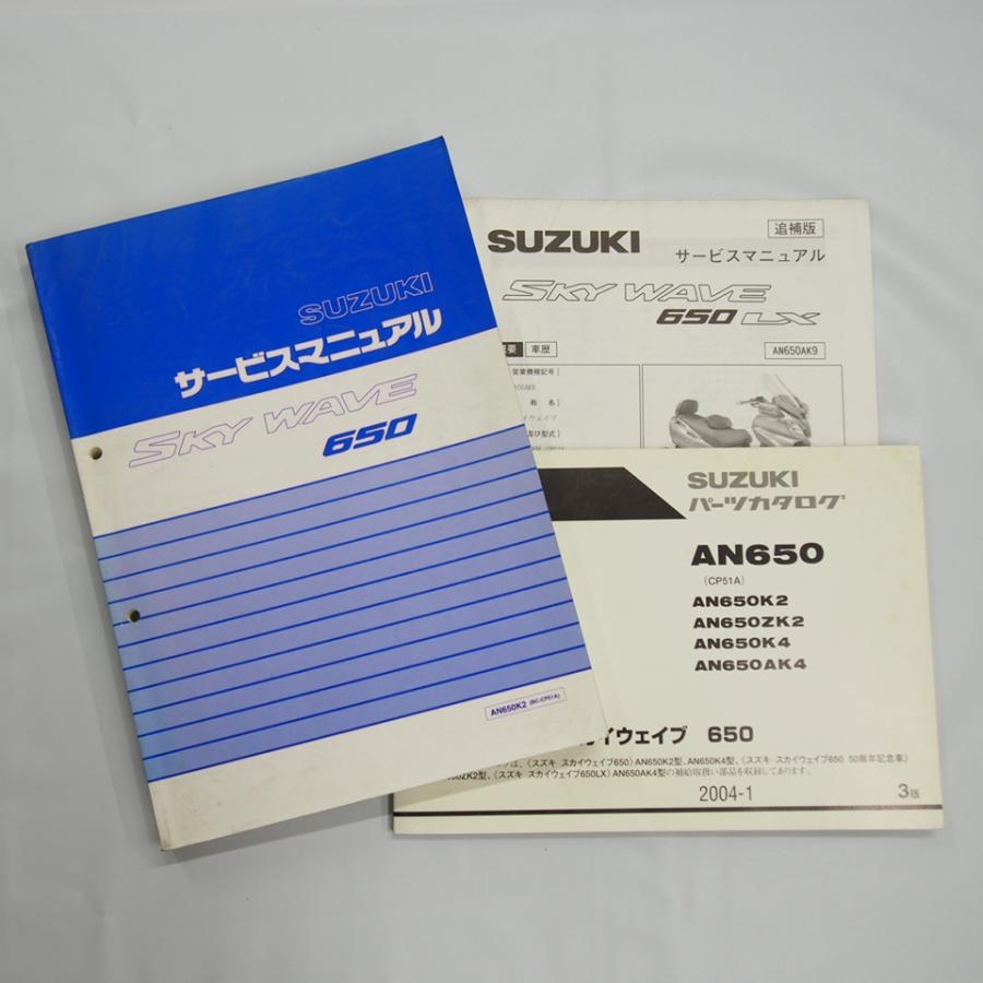 SKY WAVE 650 スカイウェイブ AN650K2 CP51A サービスマニュアル 2002