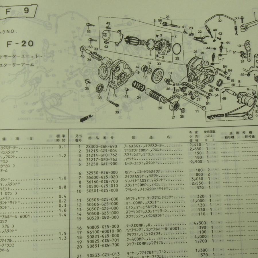 3版タクトAF51-100/150パーツリストTACT : 壱濱部品ショッピング店