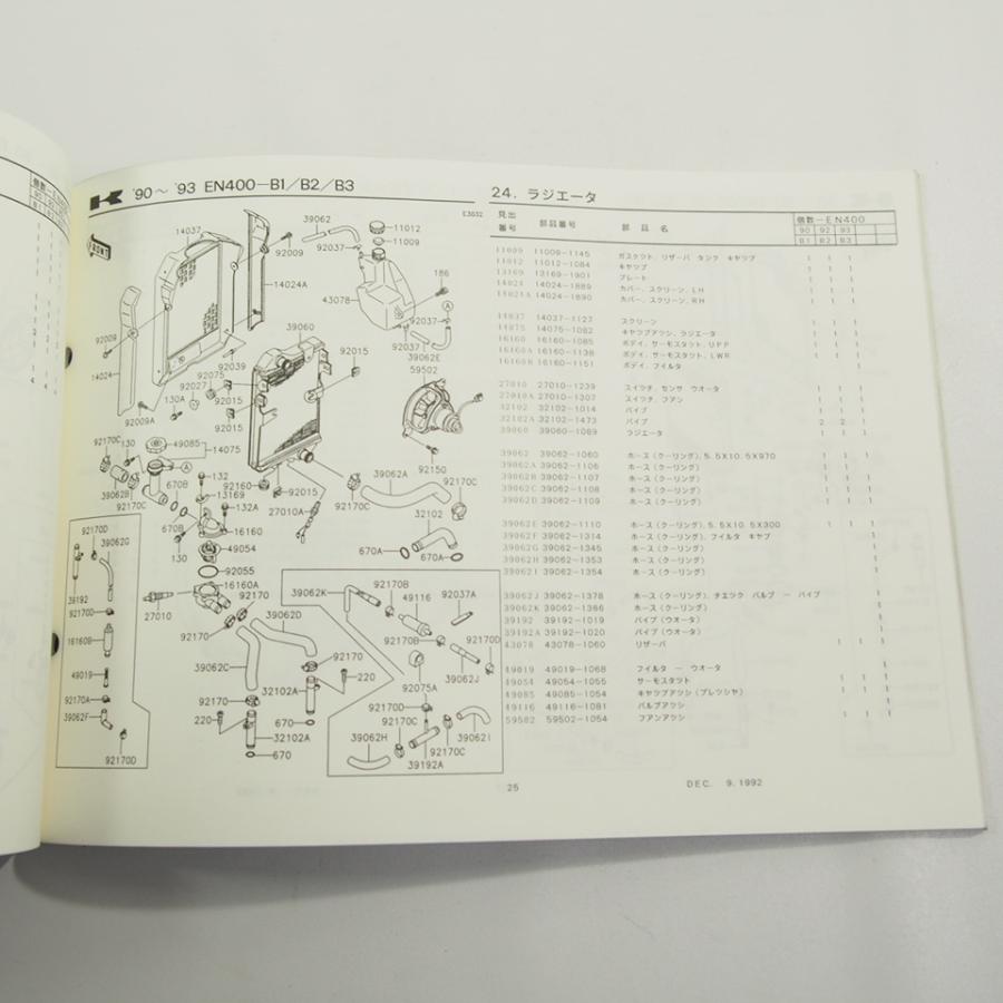 バルカン400 ★部品取り 200625】バルカン400(VN400A-001)□ 中古エンジン ジャンク!! 部品取り