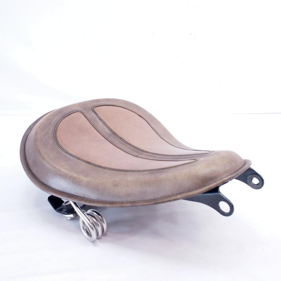 本革 サドルシート ソロシート ハーレー 汎用 レザー