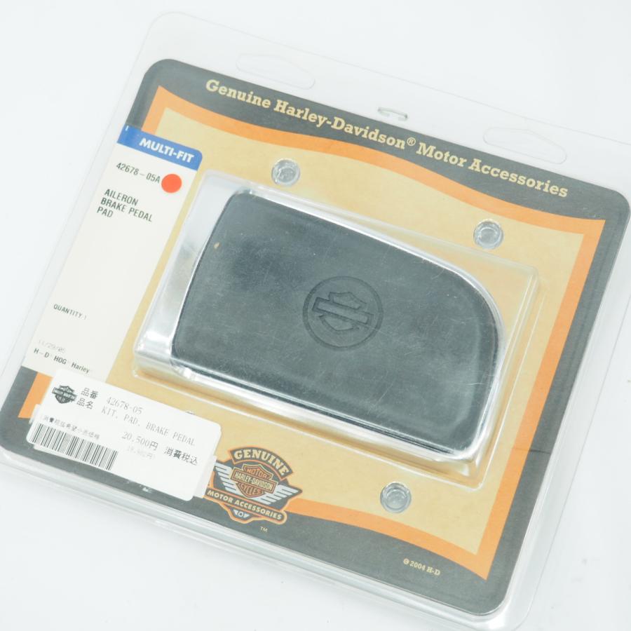 新品未使用 ハーレーダビットソン純正 エルロンブレーキペダルパッド