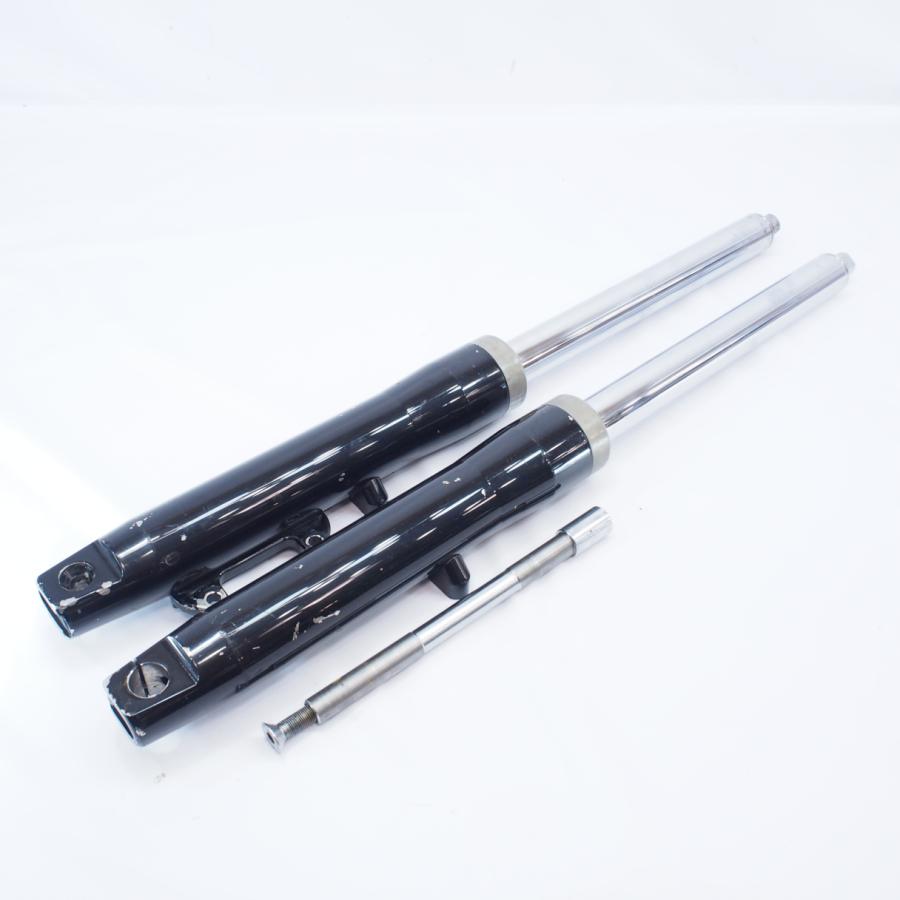 曲り無し!ハーレーFLソフテイルevoプロワン.フロントフォーク左右FLSTF