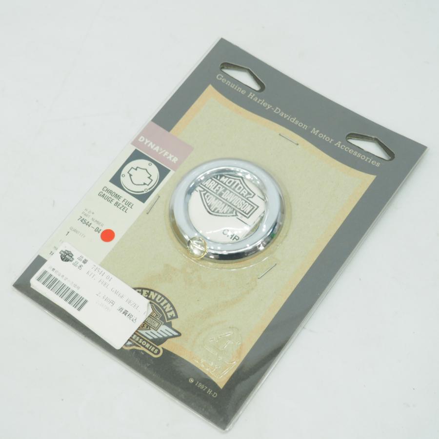 ハーレー.ダイナ.04-06年.純正.フューエルゲージベゼル.メーター