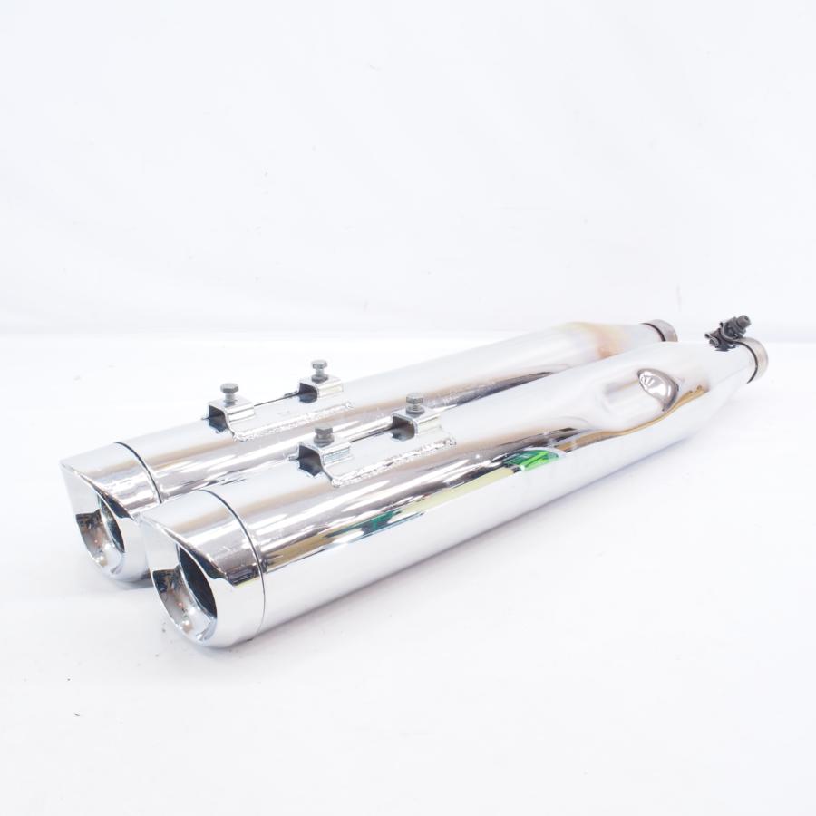 ハーレー ツーリング クリアキン サイレンサー左右マフラーFLHTK FLHX