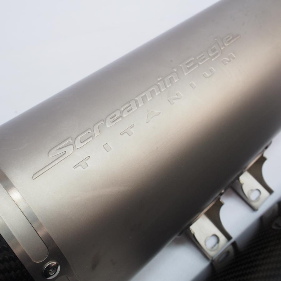 ハーレーFXDRS FXDR 114 18-20年スクリーミンイーグル フルチタン チタニウムパフォーマンス スリップオン サイレンサー マフラーの画像
