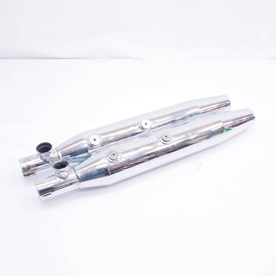 即決!ハーレー04-06年ソフテイルFLSTC FXSTS FXSTB純正サイレンサー