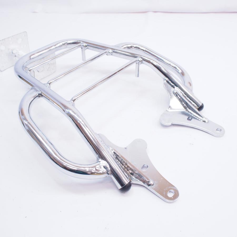 CBR250R MC41エンデュランス製メッキ リアキャリア スタイリッシュに