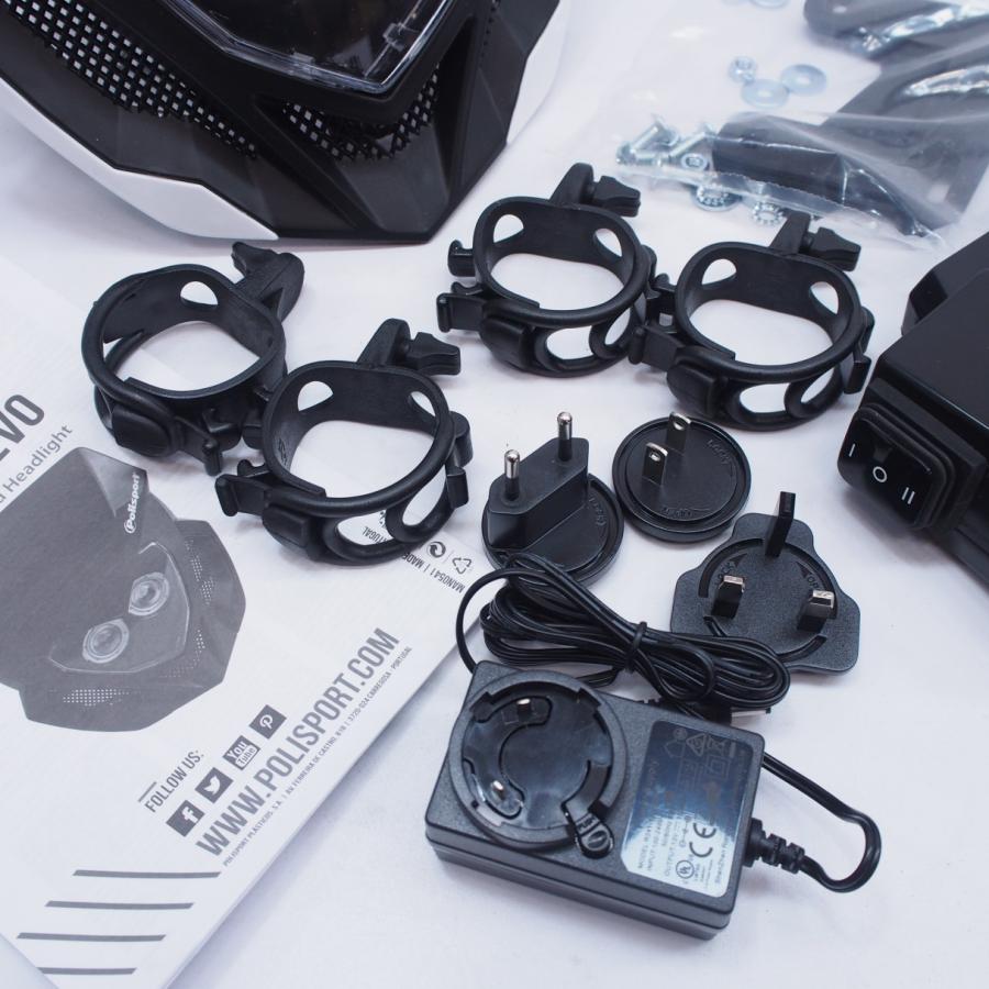 ポリスポーツLOOKOS EVOバッテリー付ヘッドライト ライトカウル