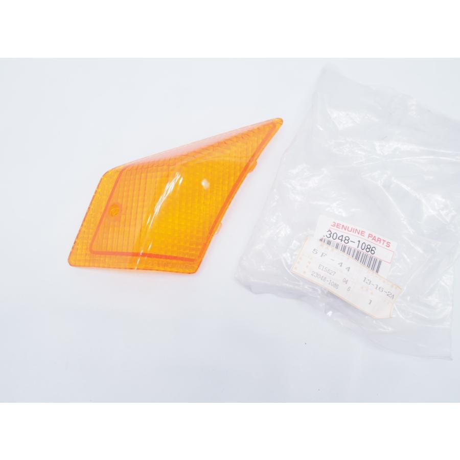 未使用!! 新品!! ZX-4 ZX400G 88年- 純正ウインカーレンズ右 フロント