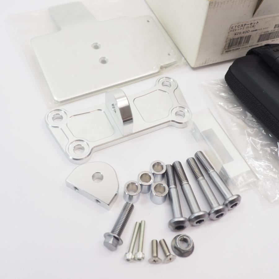 二輪車用 ETC車載機 取り付けステーset ビレット2ドラッグスター1100クラシック 専用 Q5K-YSK-055-E02  VP13J 05-08年_1