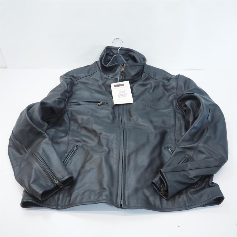 トライアンフ カウハイド レザー ライダースジャケット シングル