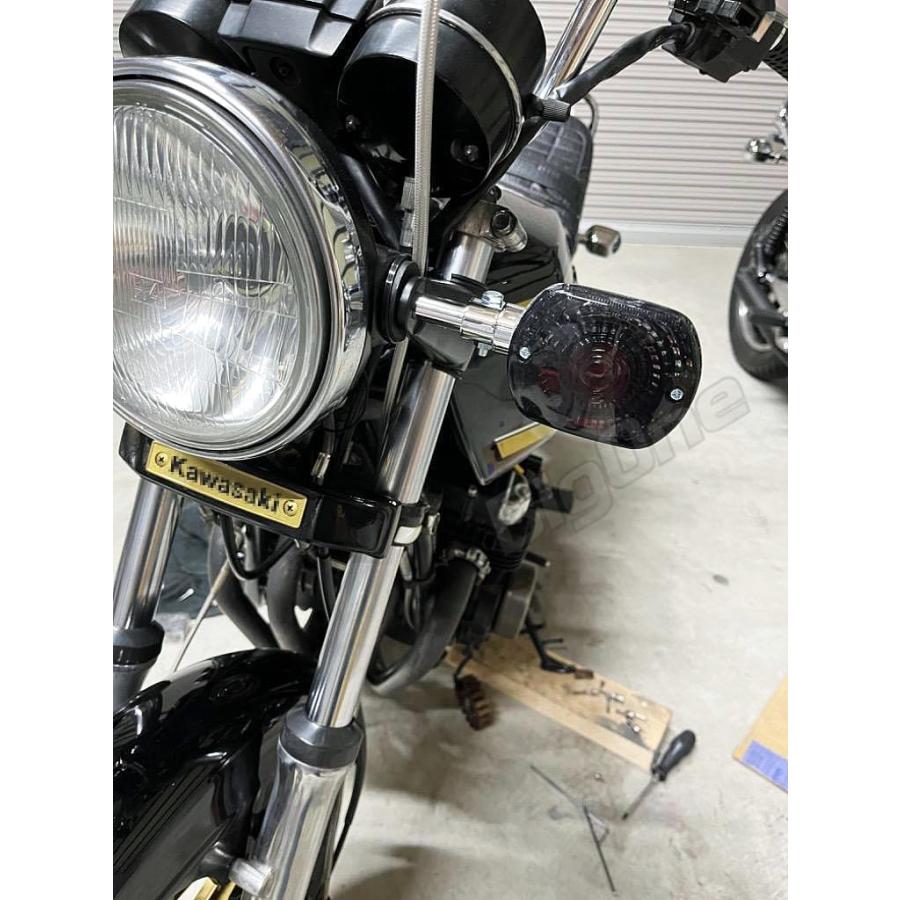 z1000 mkⅡ z750fx z400fx 純正ウィンカー 純正typeウインカー2個スモークZ400FX Z750FX Z1000Mk2 Z250FT ZRX400