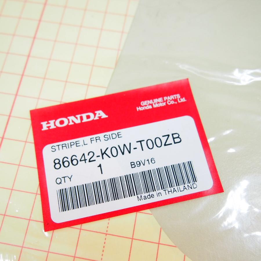 ADV150 KF38純正アッパーカウルステッカーLHフロントカウルシール左