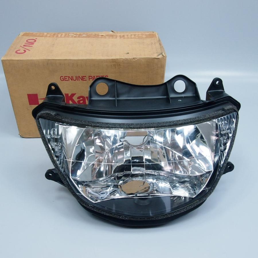 右ヘッドライト 新品!ZX-9R ZX900C純正ヘッドライト ヘッドランプ レンズZX9R 23007