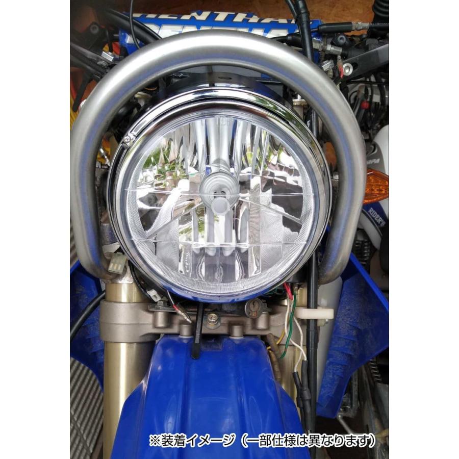 180mmマルチリフレクターヘッドライトMUN110101BK SR400 XJ400 XJR400R