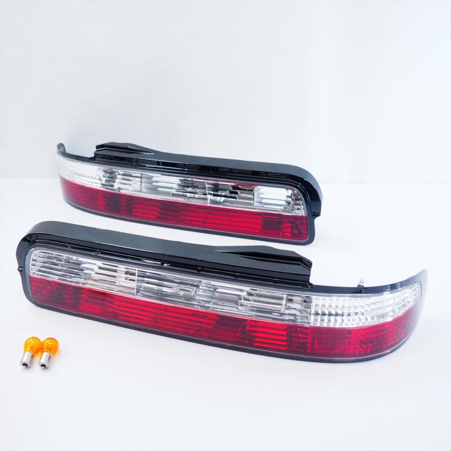 NISSANシルビア S13 テールランプ クリスタルハーフデザイン レッド