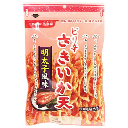 メール便】伍魚福 ピリ辛さきいか天明太子風味 おつまみ 70g ギフト