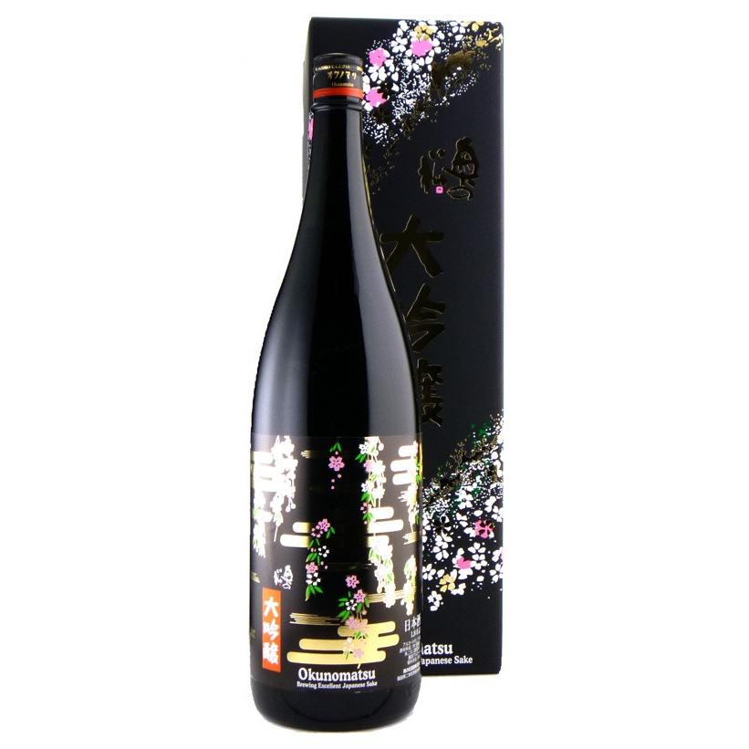 お酒は 奥の松酒造】奥の松 大吟醸桜ラベル 1800ml ギフト プレゼント