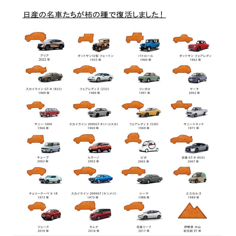 日産自動車監修 新型カキノタネ 3個セット 82g×3 フェアレディZ