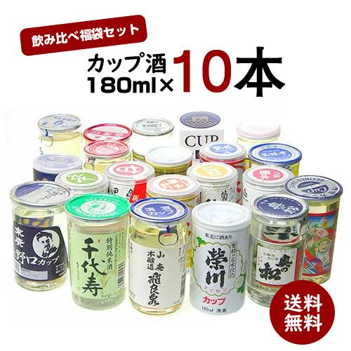 日本酒１０本セット 日本酒 飲み比べ 日本酒セット カップ酒 10本 180ml×10本 ワンカップ