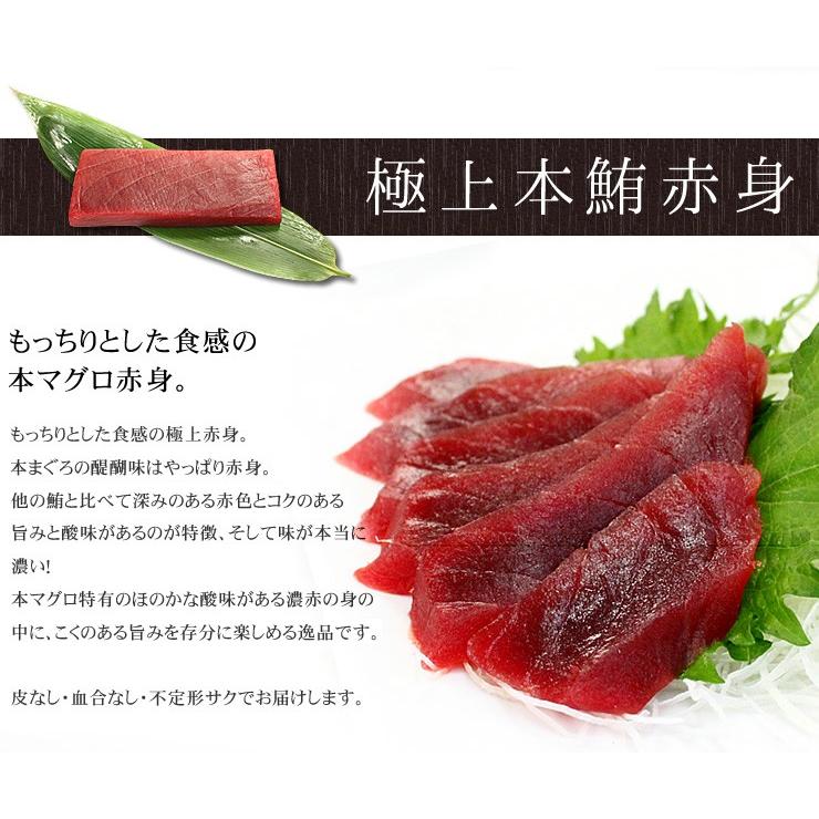 本マグロ 大トロ中トロ赤身セット500g 送料無料 解凍レシピ付 刺身