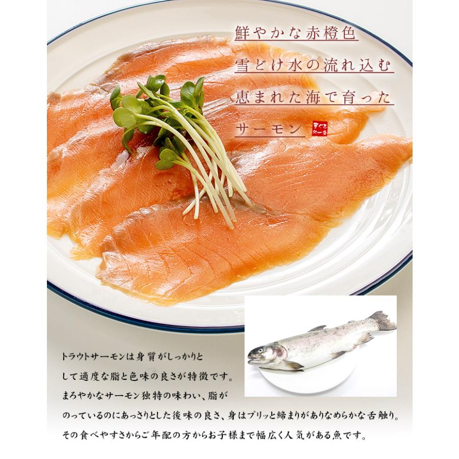 スモークサーモン40g×20パック 送料無料 爆買 [[スモークサーモン40g