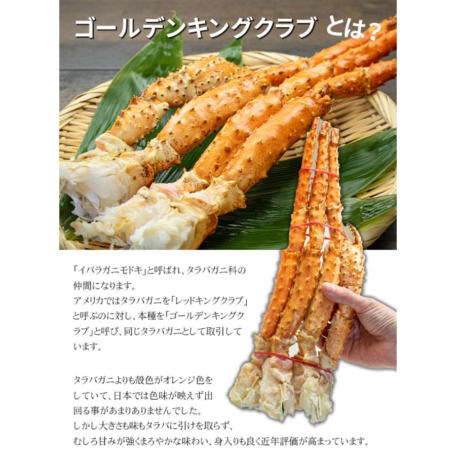 まるでタラバガニ！ゴールデンキングクラブ 1肩約800g ボイル蟹脚 送料